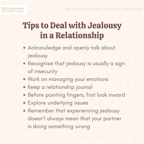 how to combat jealousy in a relationship
